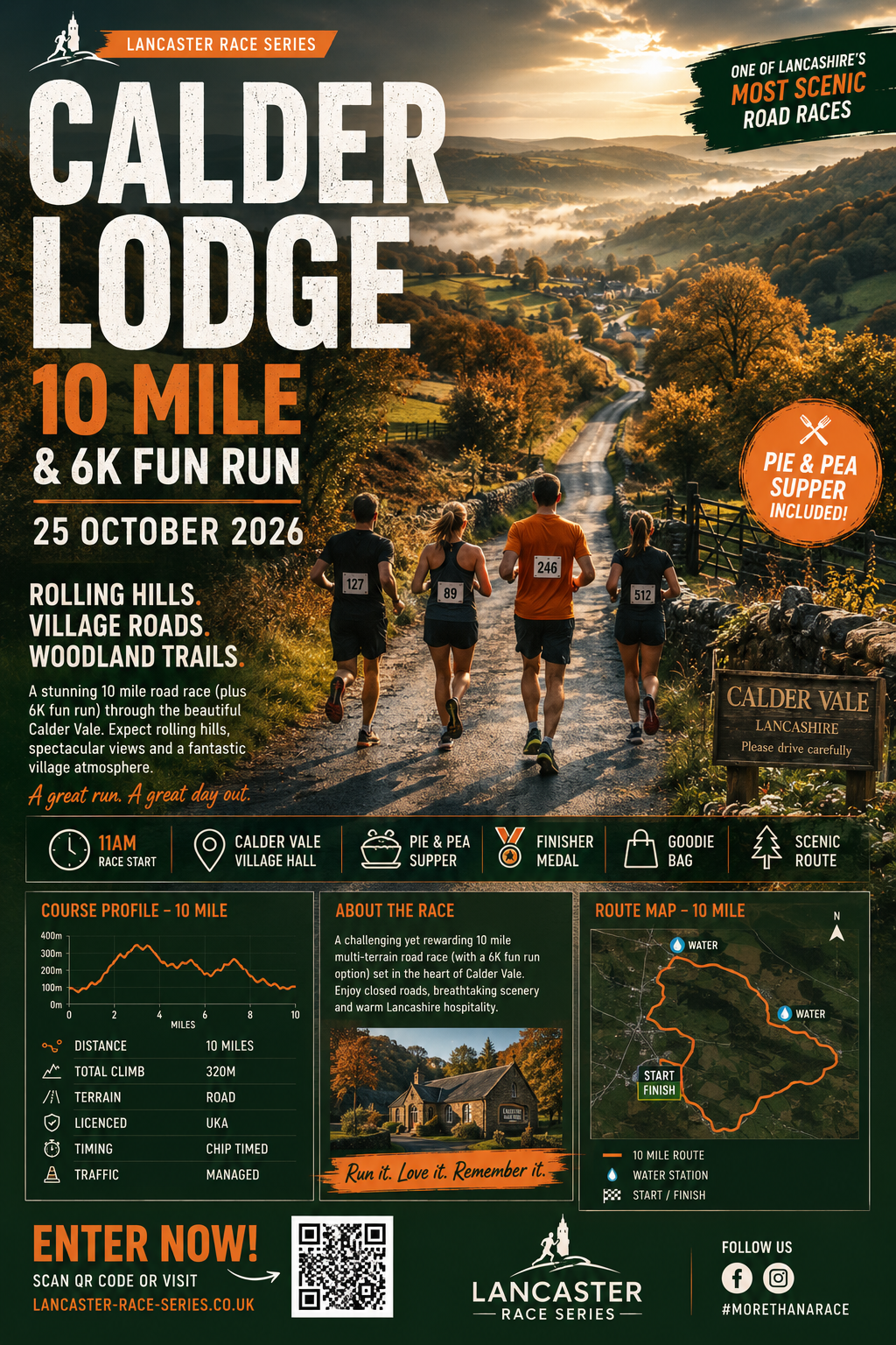 Calder Lodge 10 mile poster