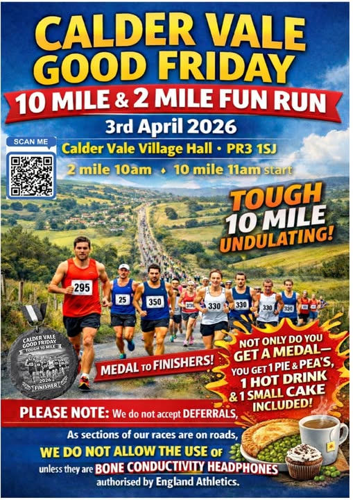 Calder Vale 10 mile poster