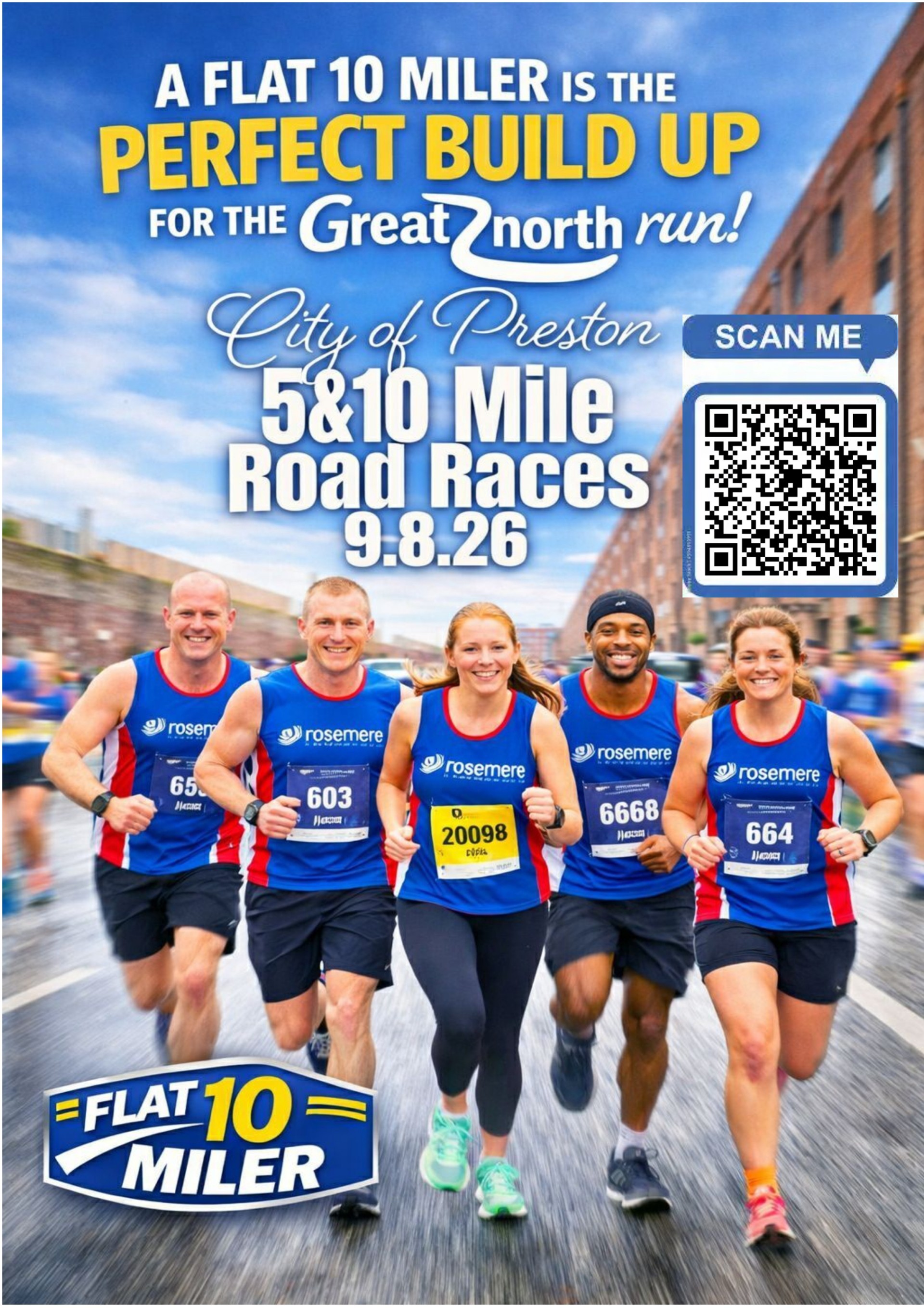 City of Preston 10 Mile poster