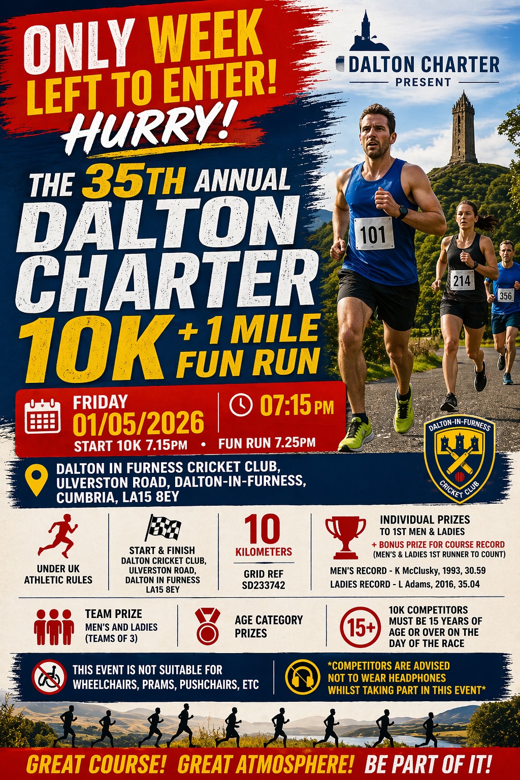 Dalton Charter 10K poster