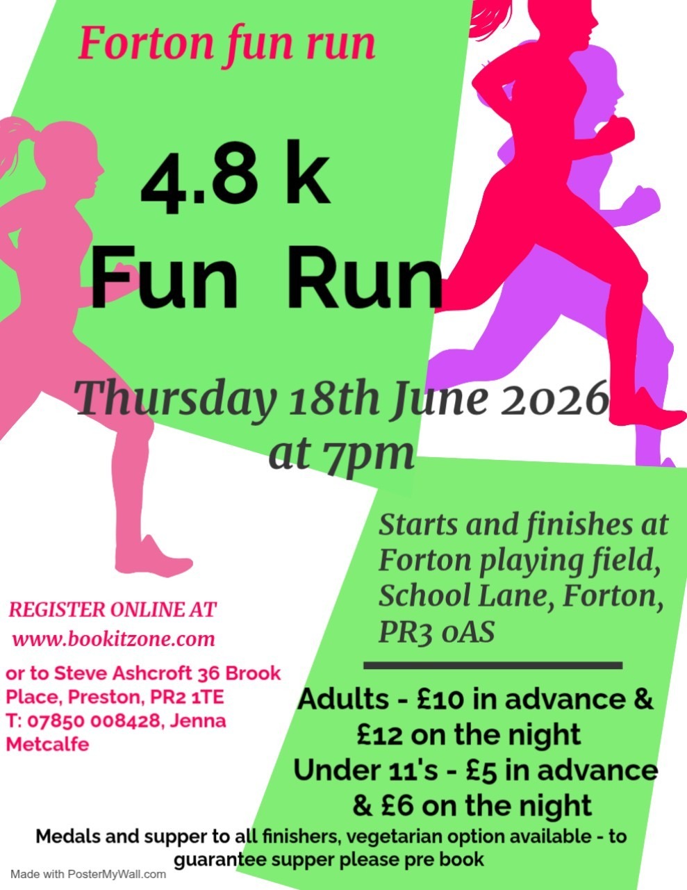 Forton Fun Run 4.8K poster