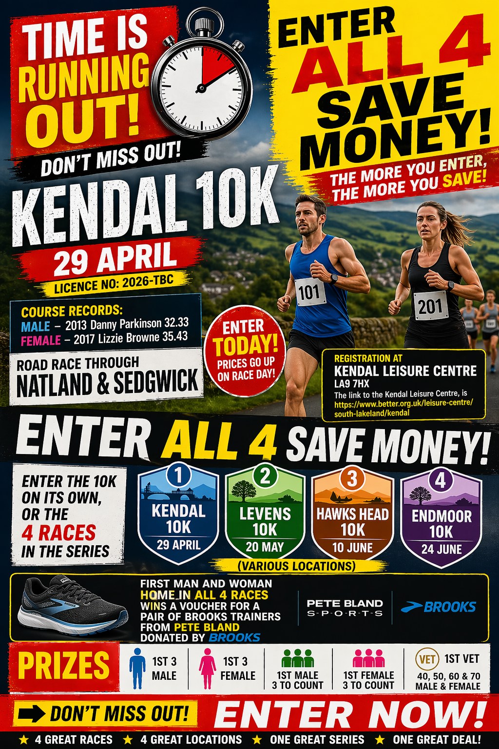 Kendal 10K poster