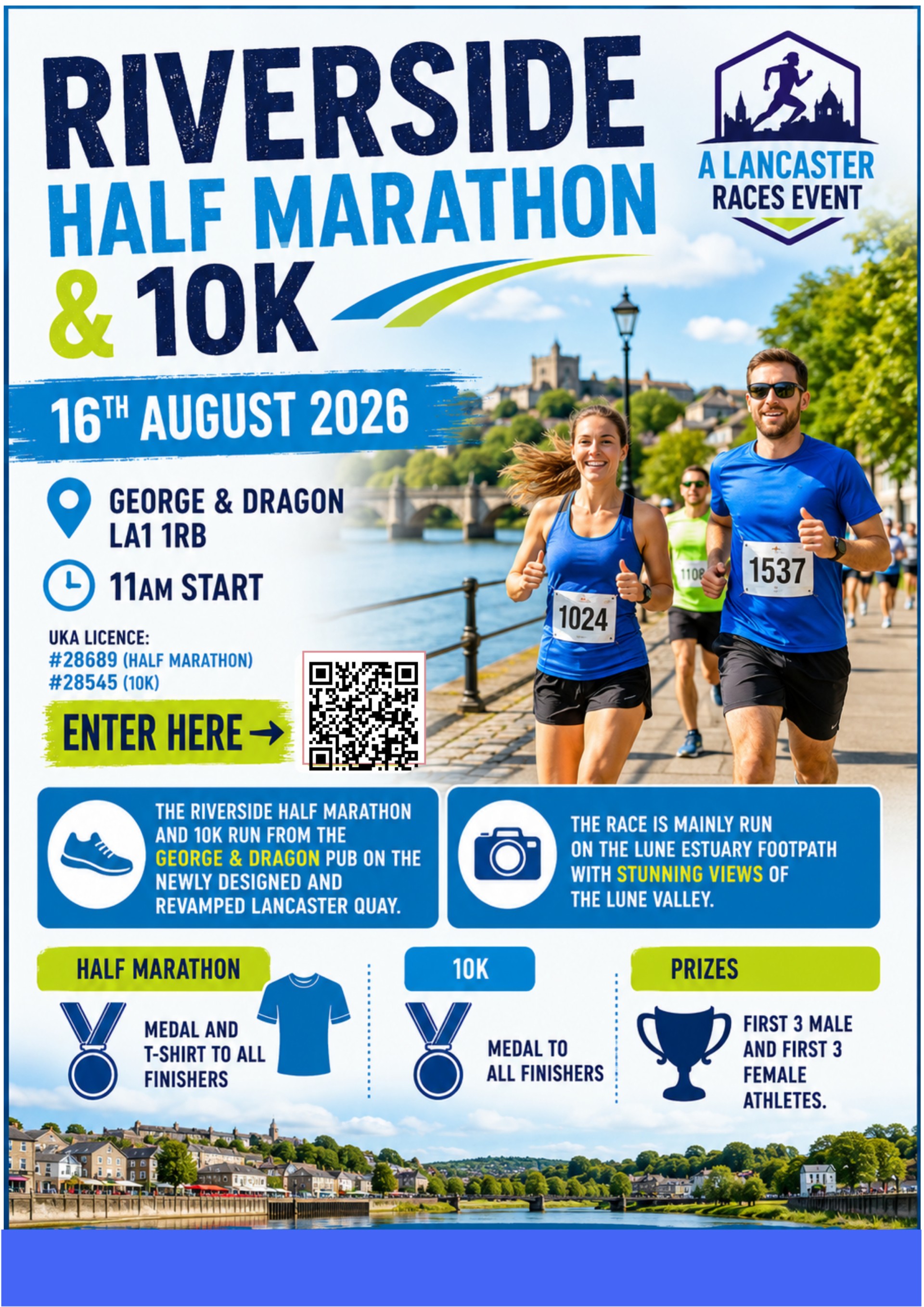 Riverside Half Marathon poster