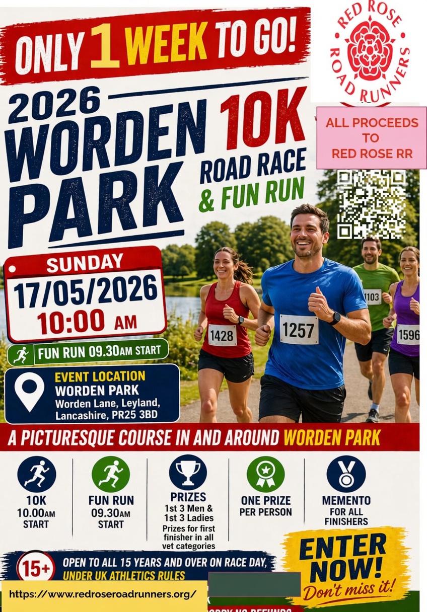 Worden Park 10K poster